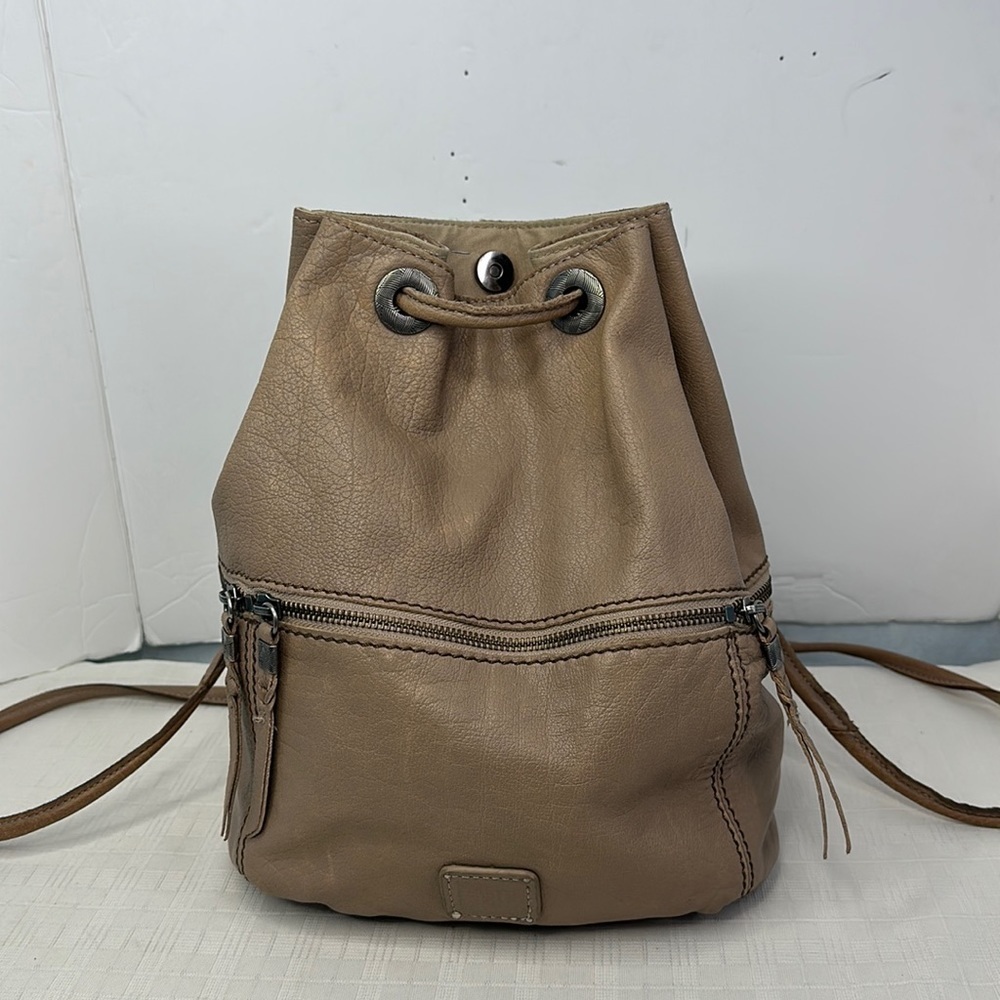 The Sak Camino 100% Leather Backpack Crossbody Bag